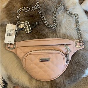 NWT Steve Madden Pink Vegan Leather Fanny Pack